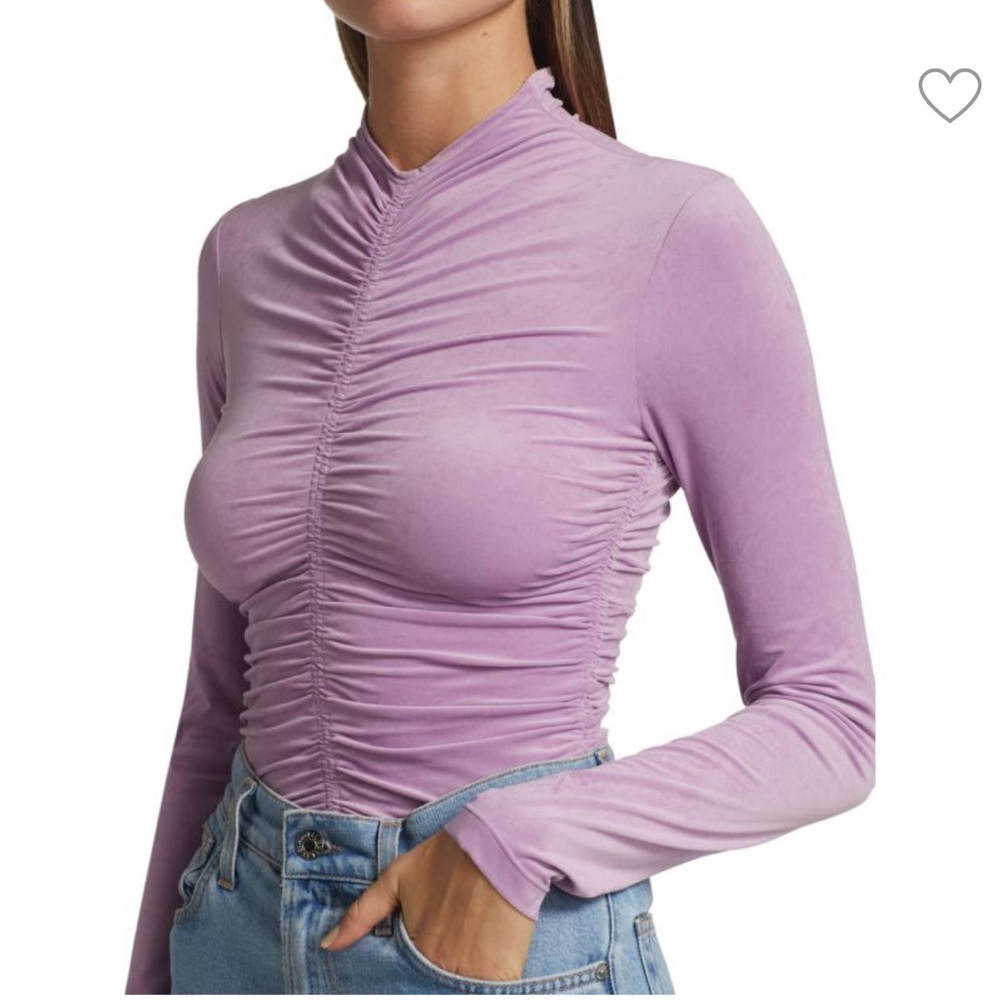 A.L.C Ansel Ruched long sleeve top